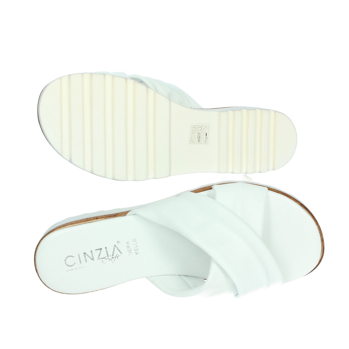 CINZIA SOFT Donna Ciabatte basse IAF22974 Bianco