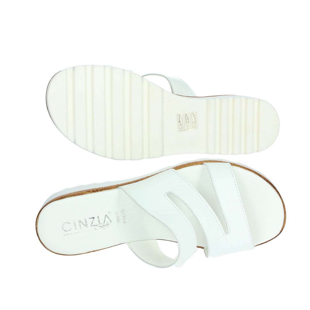 CINZIA SOFT Donna Ciabatte basse IAF23209 Bianco