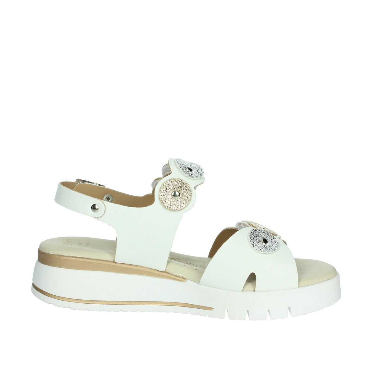 CINZIA SOFT Donna Sandali con zeppa LF023080 Bianco