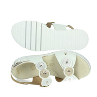 CINZIA SOFT Donna Sandali con zeppa LF023080 Bianco
