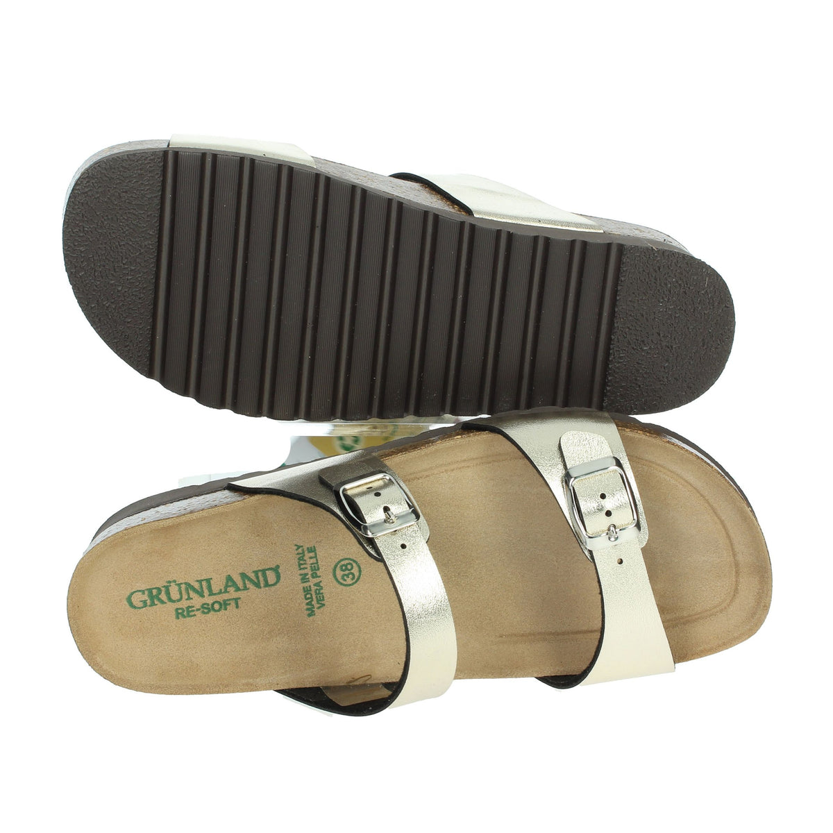 GRUNLAND Donna Ciabatte basse CB2434-11 Oro