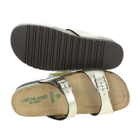 GRUNLAND Donna Ciabatte basse CB2434-11 Oro