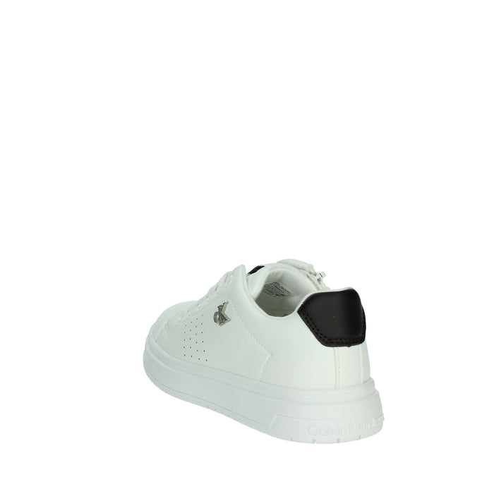 CALVIN KLEIN JEANS Bambini e ragazzi Sneakers bassa V3X9-82085-1355 Bianco/Nero