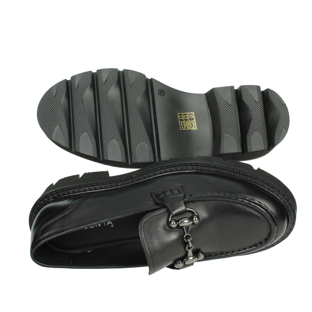 PREGUNTA Donna Mocassino 2429007 Nero