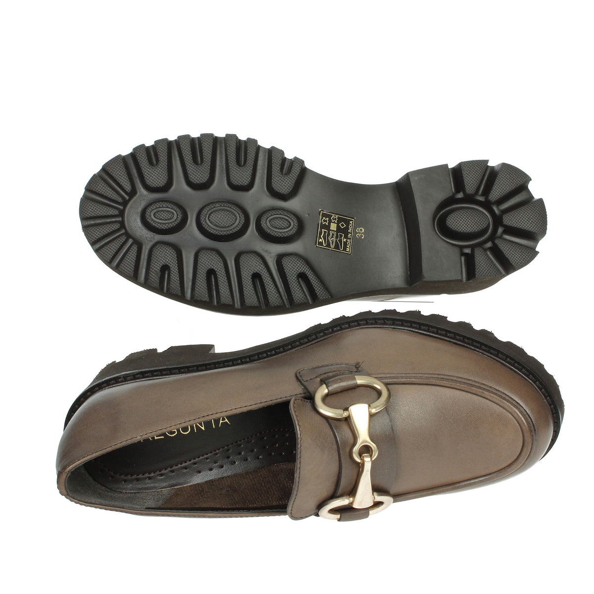 PREGUNTA Donna Mocassino 2424008 Taupe