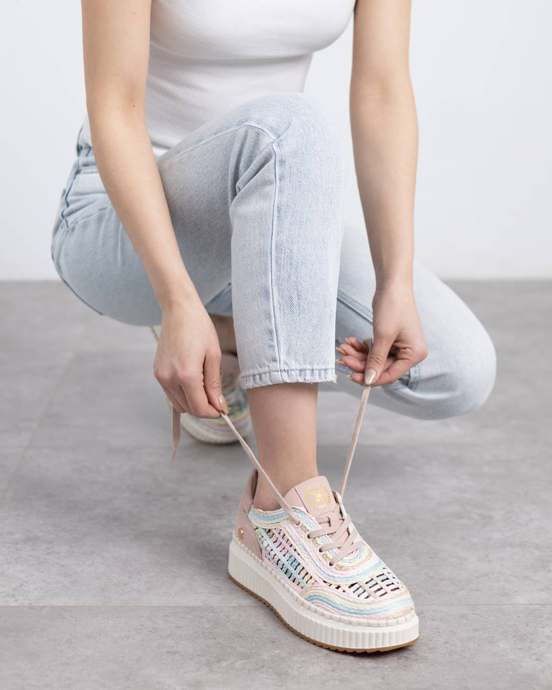 Xti Donna Sneakers bassa 143976 Rosa