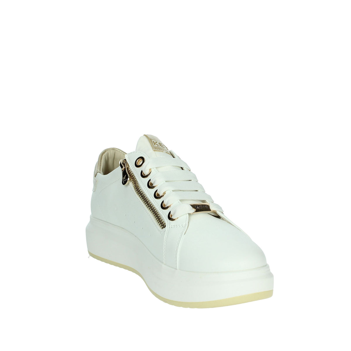 KEYS Donna Sneakers bassa K-10502 Bianco