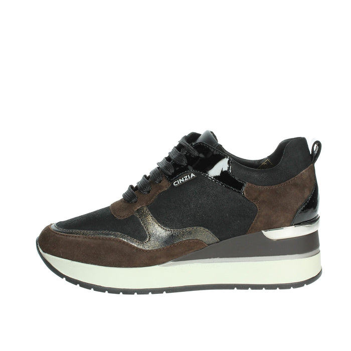 CINZIA SOFT Donna Sneakers bassa IV2520319 Nero/Marrone