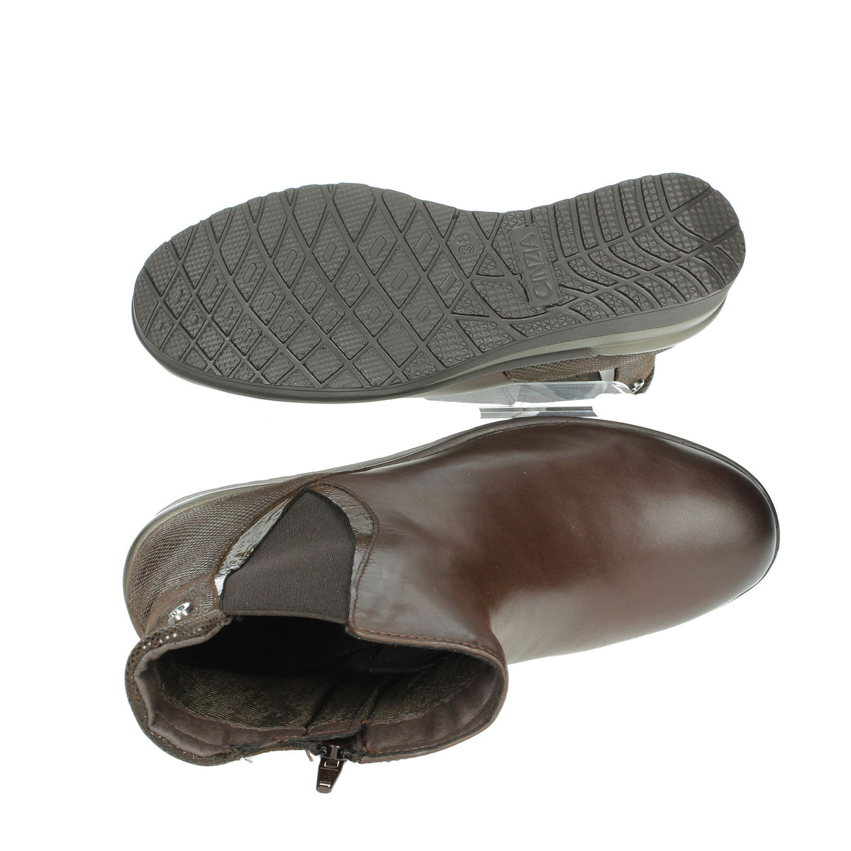 CINZIA SOFT Donna Stivaletti zeppa IV8822569 Marrone