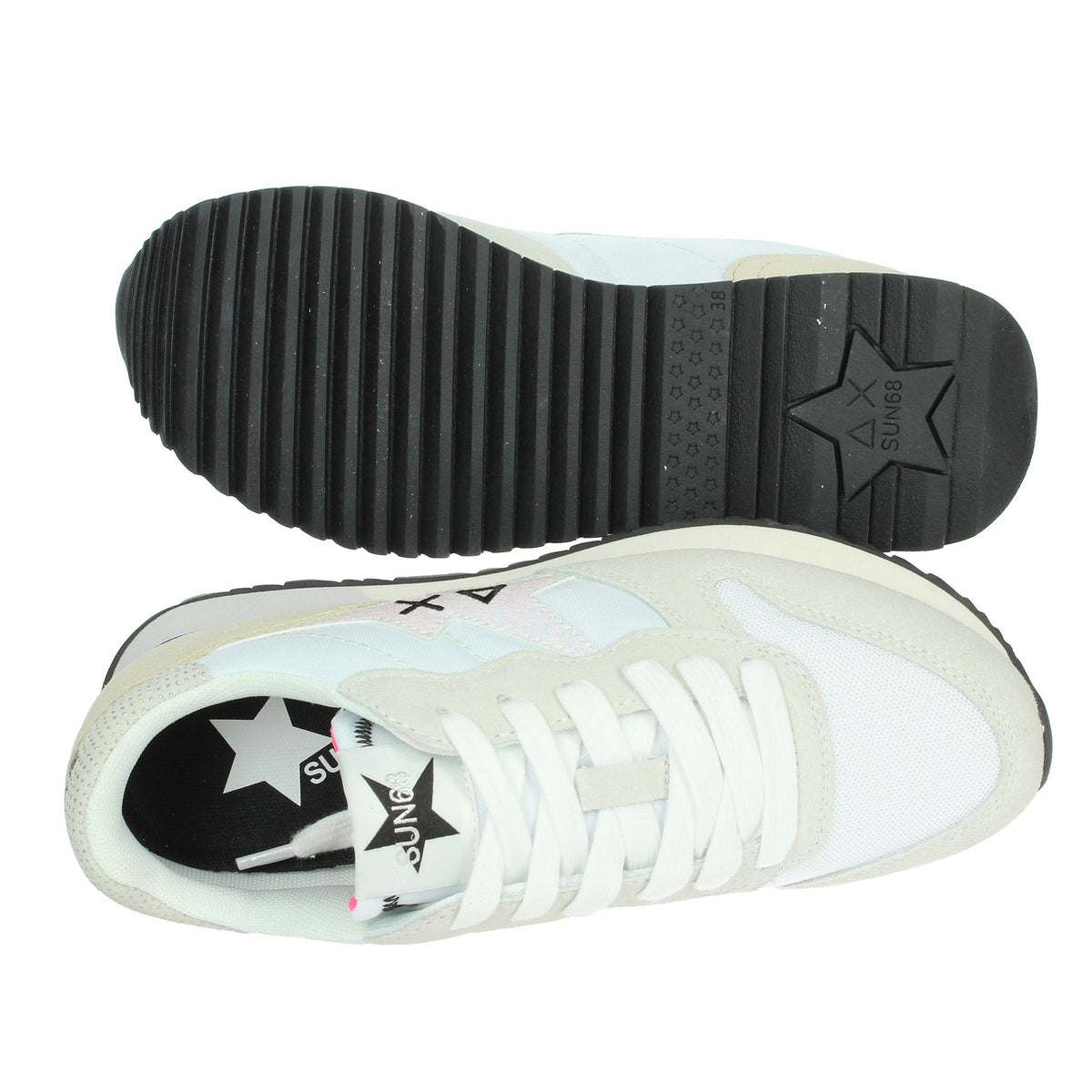 SUN68 Donna Sneakers bassa Z35212 Bianco
