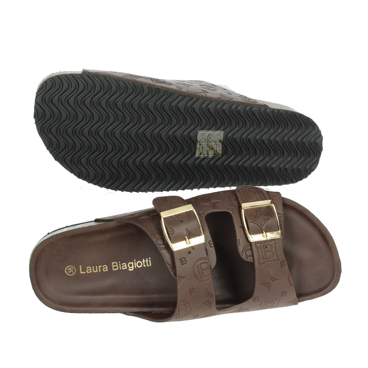 LAURA BIAGIOTTI Donna Ciabatte basse 9066 Marrone