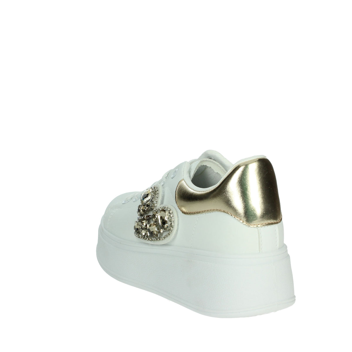 LAURA BIAGIOTTI Donna Sneakers bassa 8925 Bianco/Oro