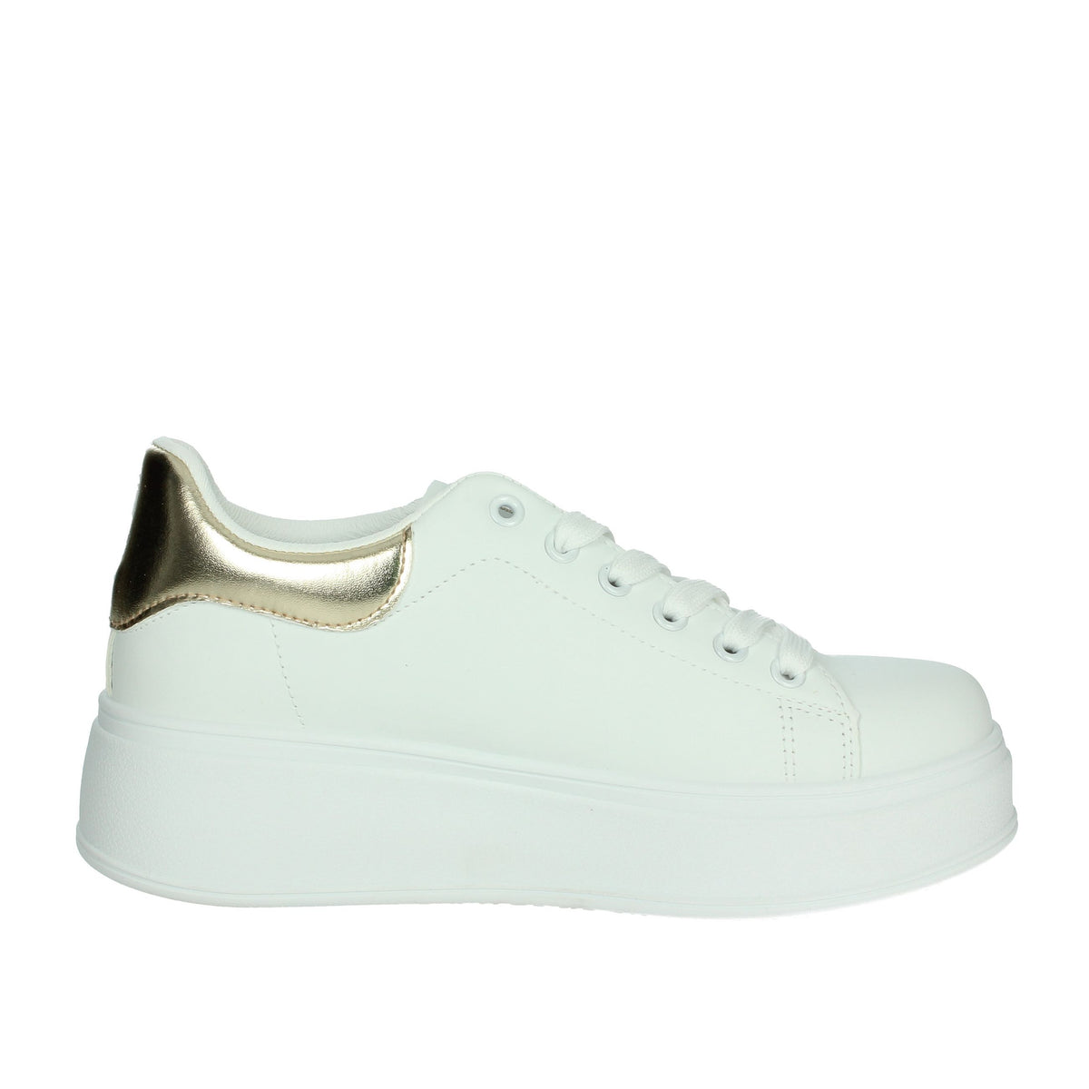 LAURA BIAGIOTTI Donna Sneakers bassa 8925 Bianco/Oro