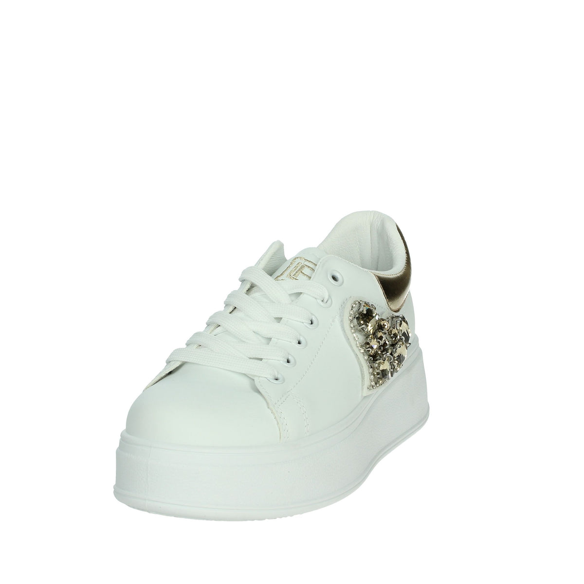 LAURA BIAGIOTTI Donna Sneakers bassa 8925 Bianco/Oro