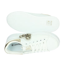 LAURA BIAGIOTTI Donna Sneakers bassa 8925 Bianco/Oro
