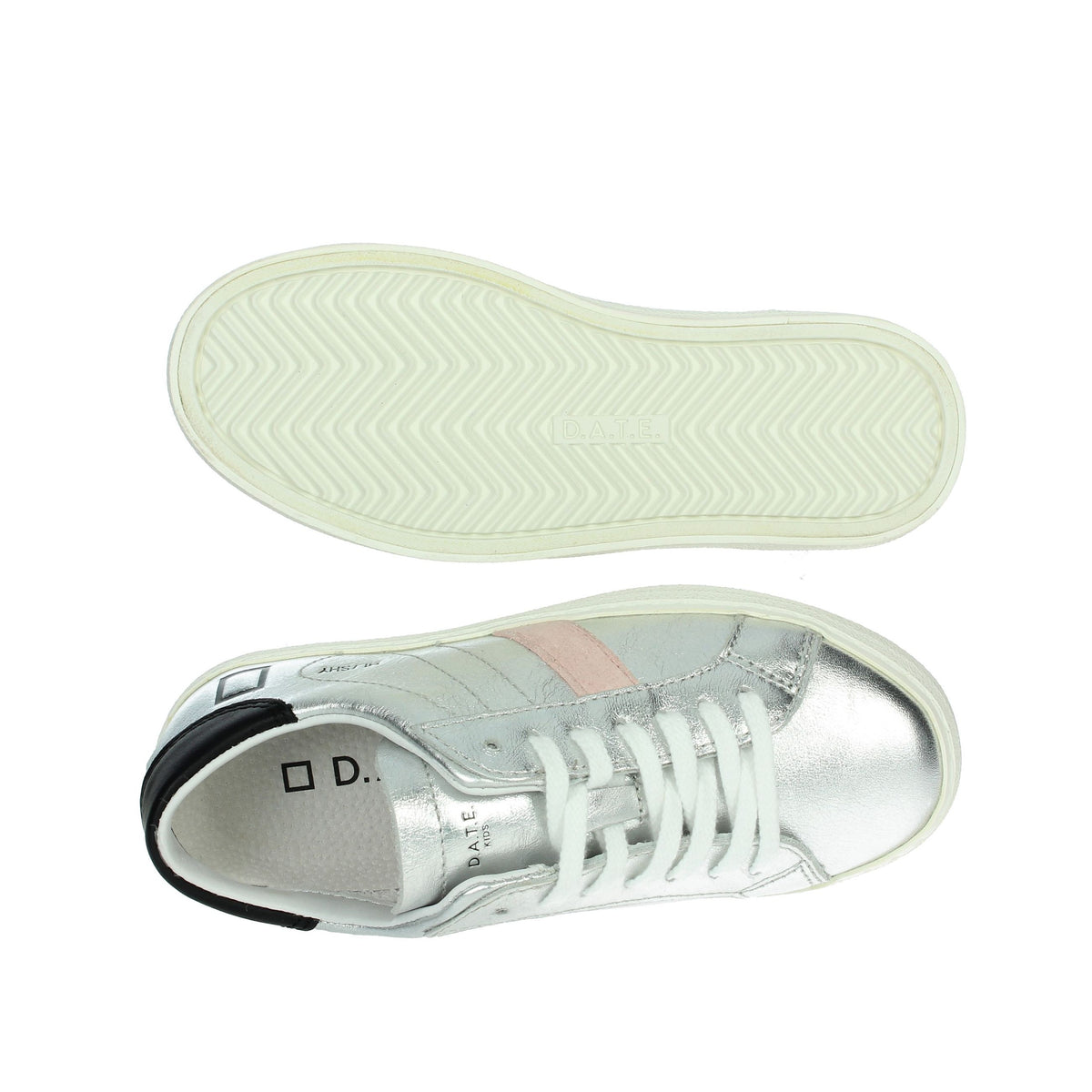 D.A.T.E. Bambine e ragazze Sneakers bassa J381-HL-SH-SL2 Argento
