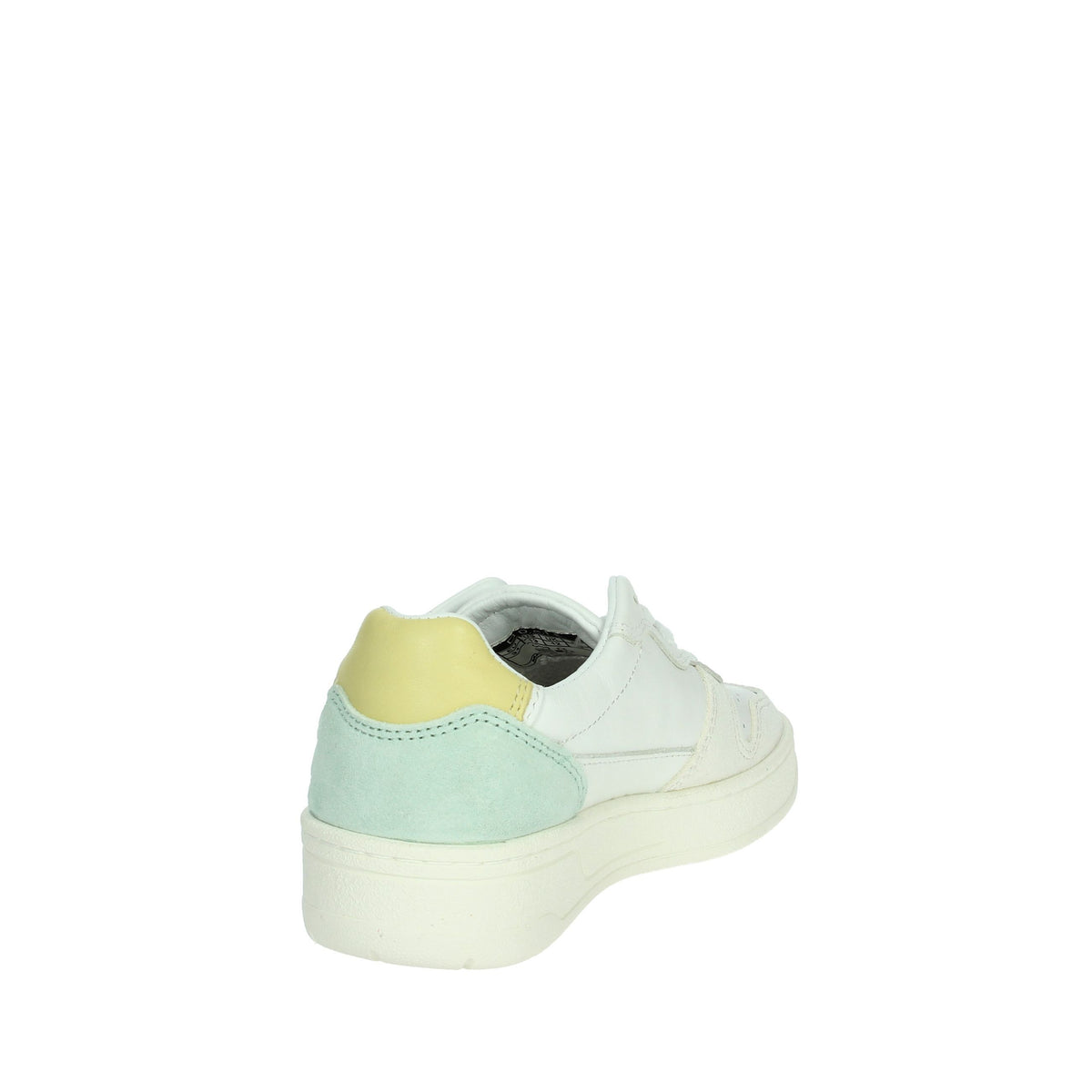 D.A.T.E. Bambine e ragazze Sneakers bassa J401-C2-BA-HY2 Bianco/Giallo