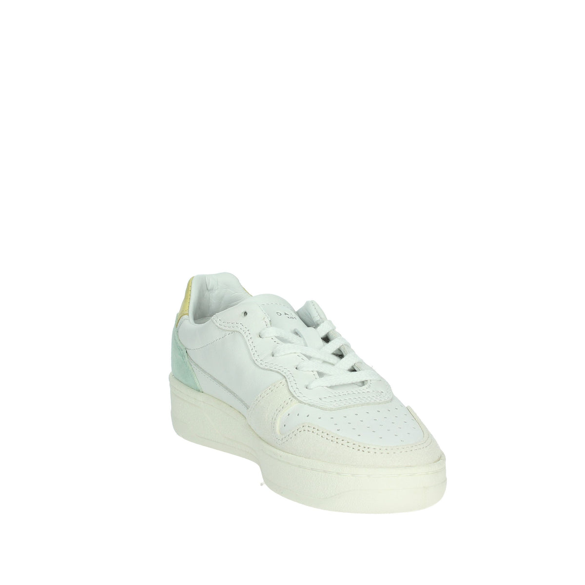 D.A.T.E. Bambine e ragazze Sneakers bassa J401-C2-BA-HY2 Bianco/Giallo