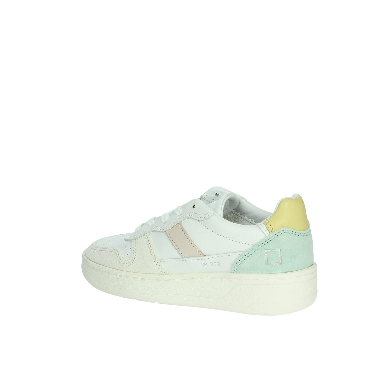 D.A.T.E. Bambine e ragazze Sneakers bassa J401-C2-BA-HY2 Bianco/Giallo