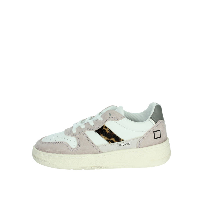 D.A.T.E. Bambine e ragazze Sneakers bassa J391-C2-VC-WP2 Bianco/Rosa