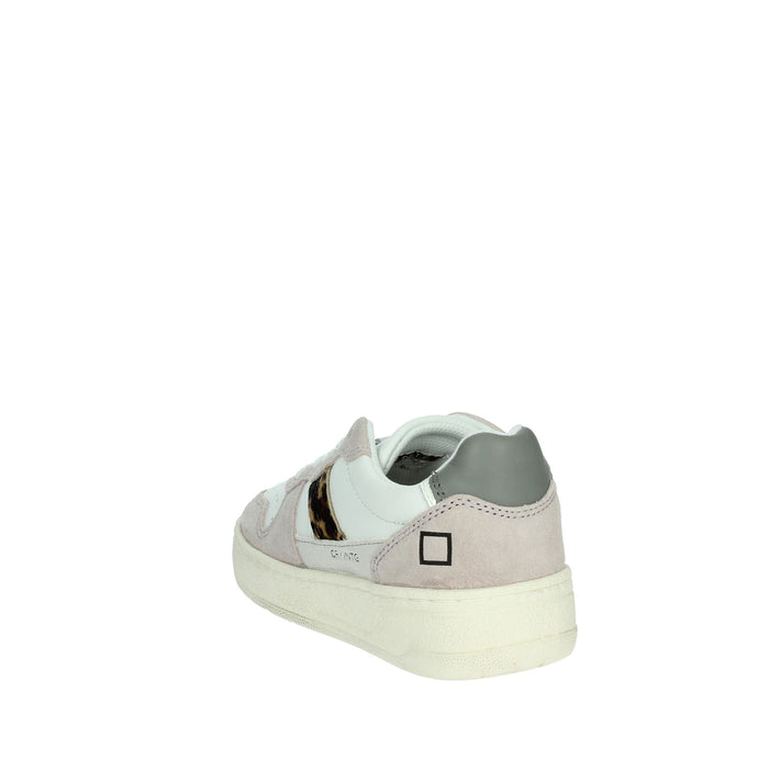 D.A.T.E. Bambine e ragazze Sneakers bassa J391-C2-VC-WP2 Bianco/Rosa