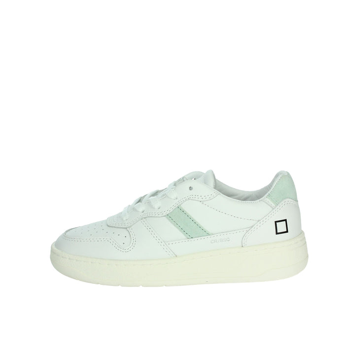 D.A.T.E. Bambine e ragazze Sneakers bassa J401-C2-BA-WW2 Bianco/Verde Acqua