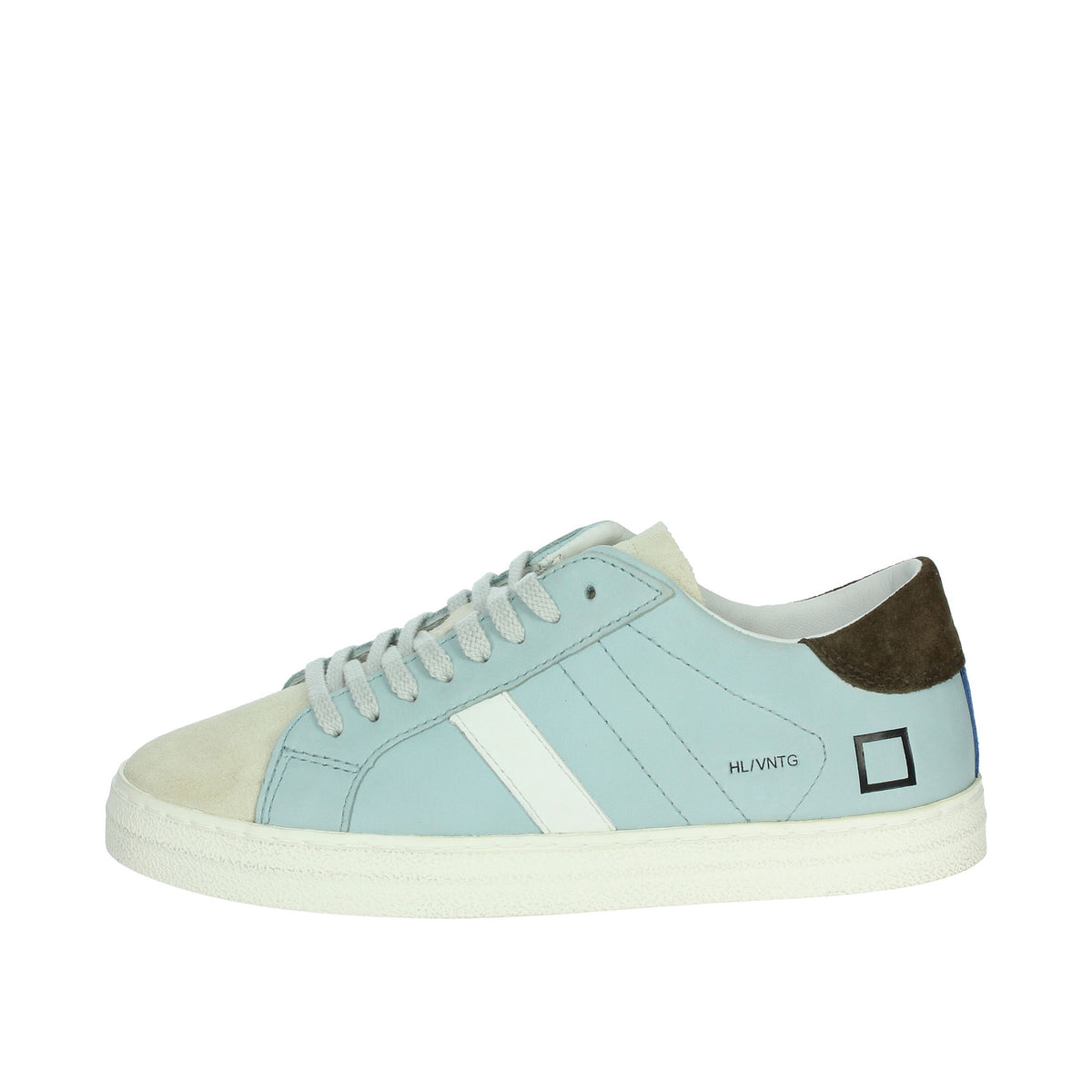 D.A.T.E. Bambine e ragazze Sneakers bassa J381-HL-VC-SK3 Celeste