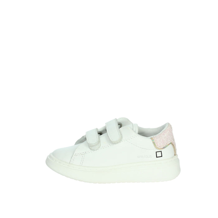 D.A.T.E. Bambine e ragazze Sneakers bassa J381-SF-GL-WP1 Bianco/Rosa