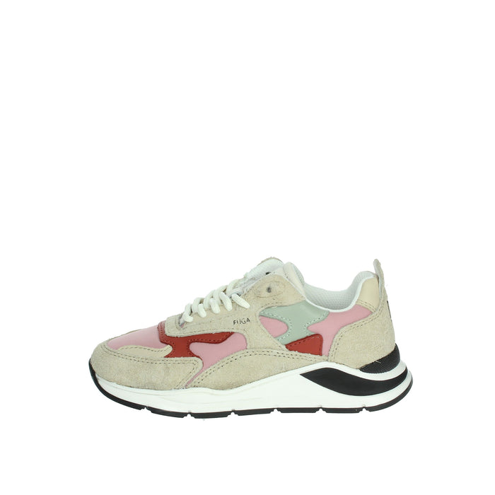 D.A.T.E. Bambine e ragazze Sneakers bassa J391-FG-HA-PK2 Beige/Fucsia
