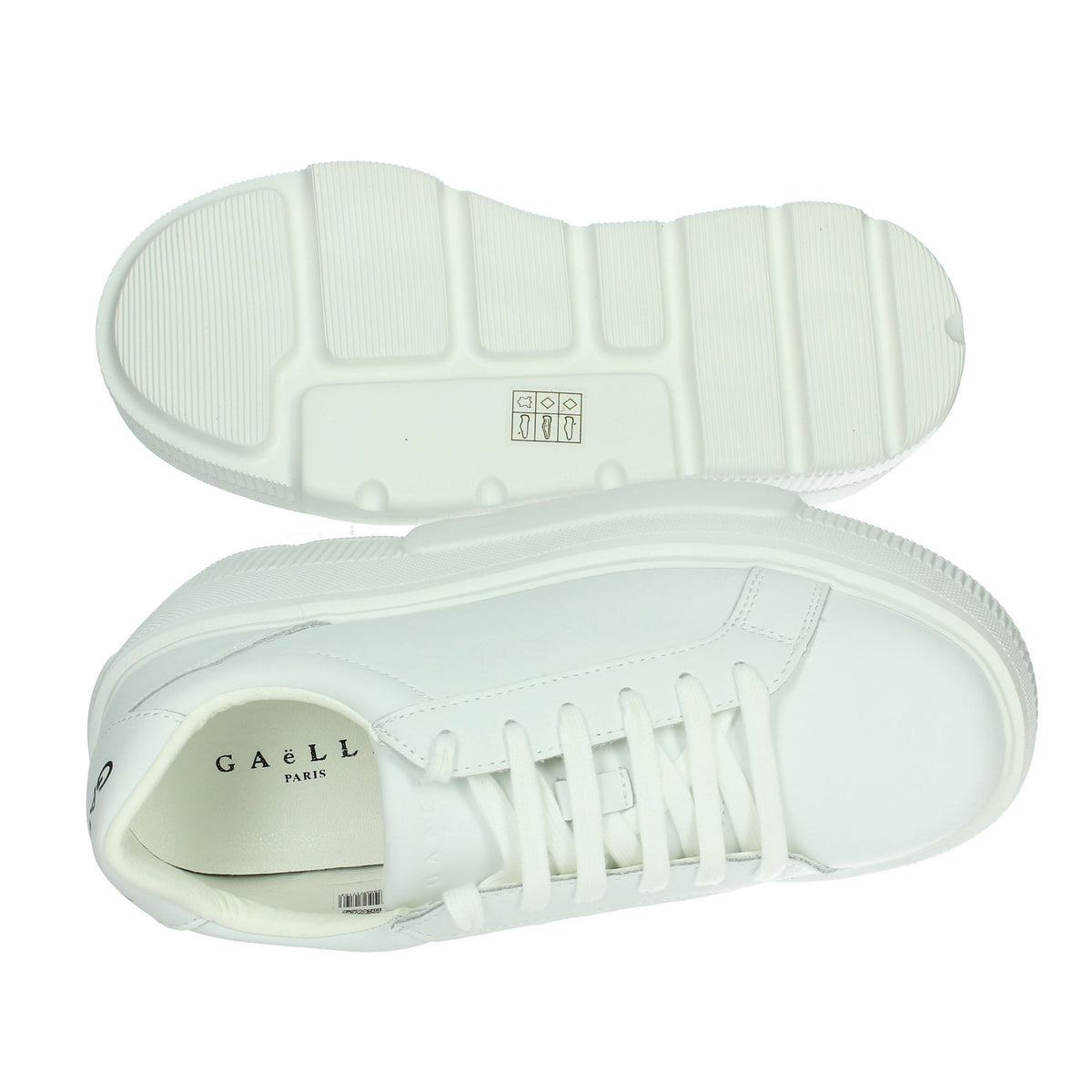 GAELLE PARIS Donna Sneakers bassa GACAW01318 Bianco