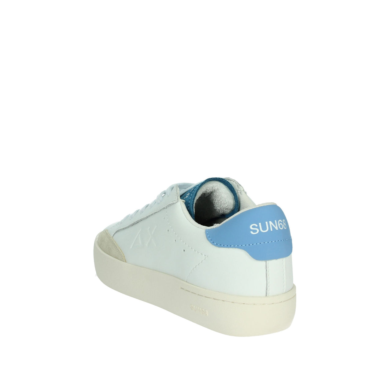 SUN68 Bambini e ragazzi Sneakers bassa Z35340T Bianco/Celeste