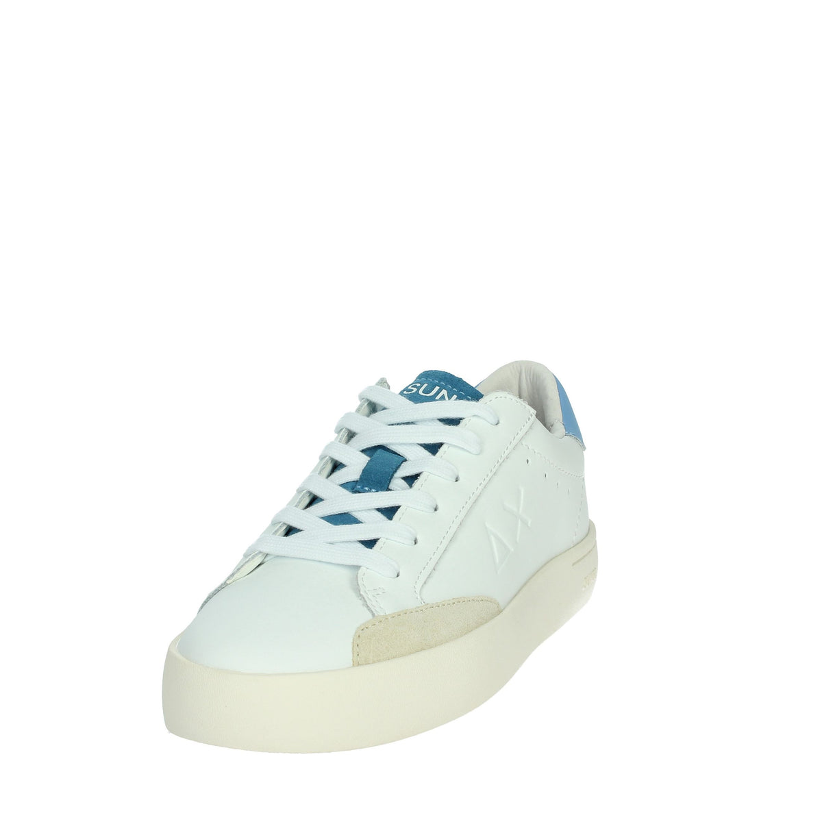 SUN68 Bambini e ragazzi Sneakers bassa Z35340T Bianco/Celeste