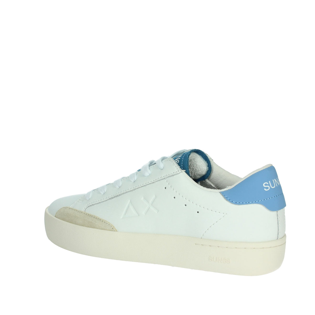 SUN68 Bambini e ragazzi Sneakers bassa Z35340T Bianco/Celeste