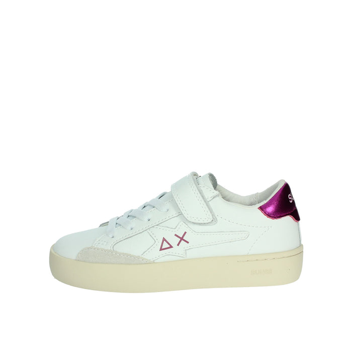 SUN68 Bambine e ragazze Sneakers bassa Z35425K Bianco/Fucsia