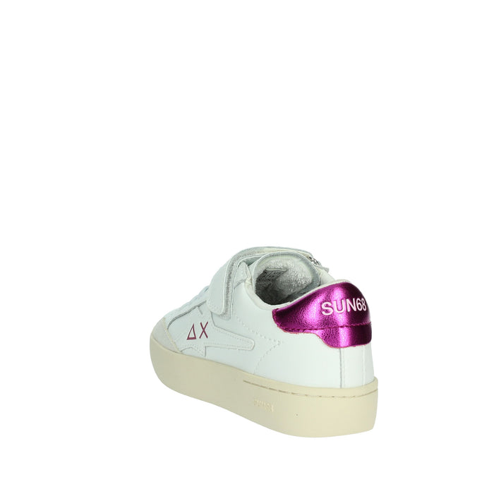 SUN68 Bambine e ragazze Sneakers bassa Z35425K Bianco/Fucsia