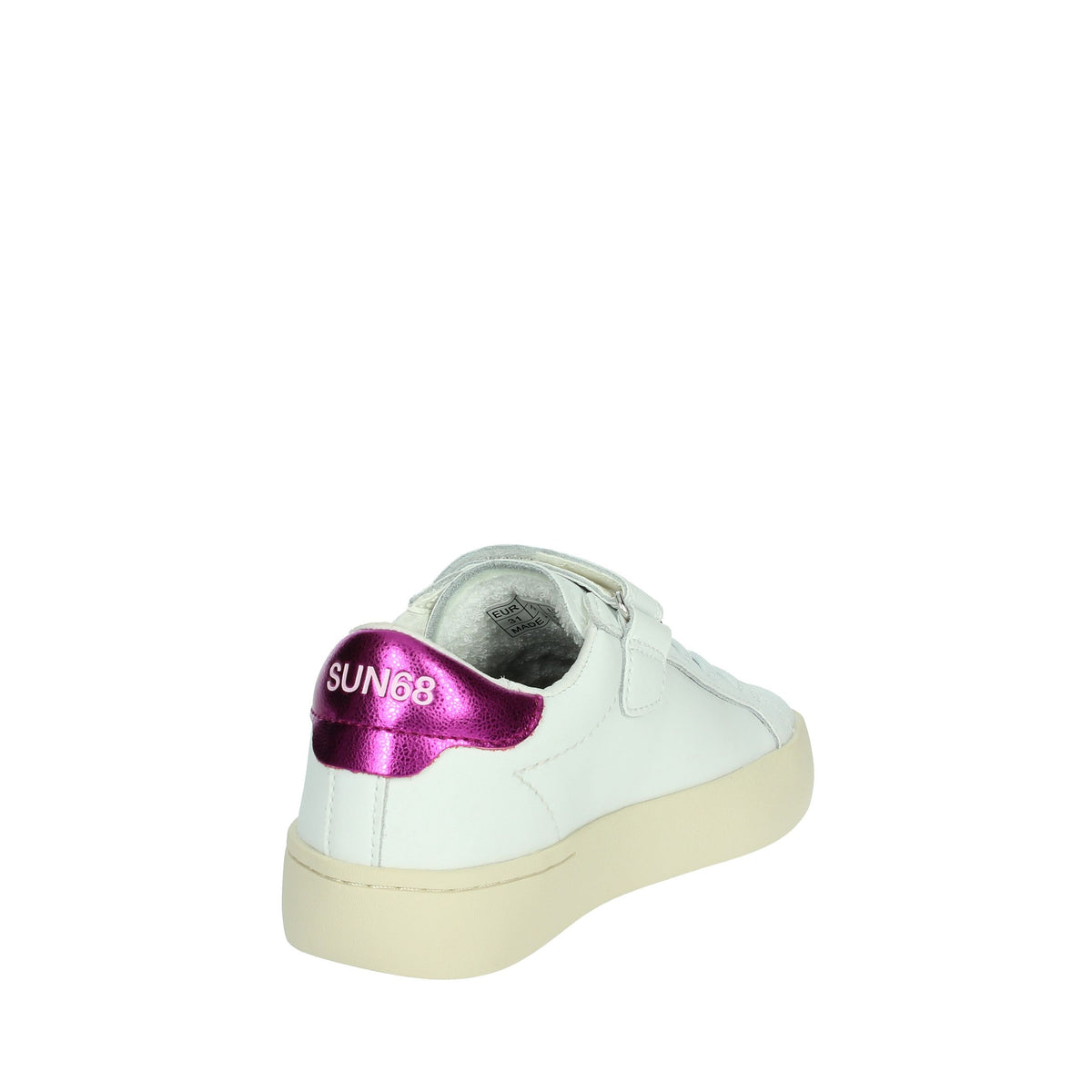 SUN68 Bambine e ragazze Sneakers bassa Z35425K Bianco/Fucsia