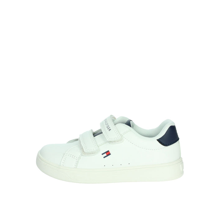 Tommy Hilfiger Bambini e ragazzi Sneakers bassa T1X9-33836-1355 Bianco/Blu