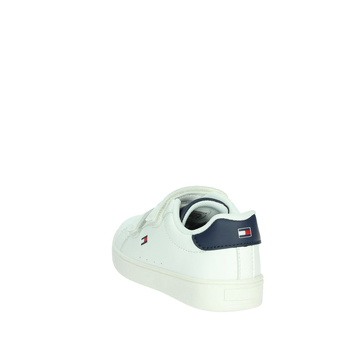 Tommy Hilfiger Bambini e ragazzi Sneakers bassa T1X9-33836-1355 Bianco/Blu
