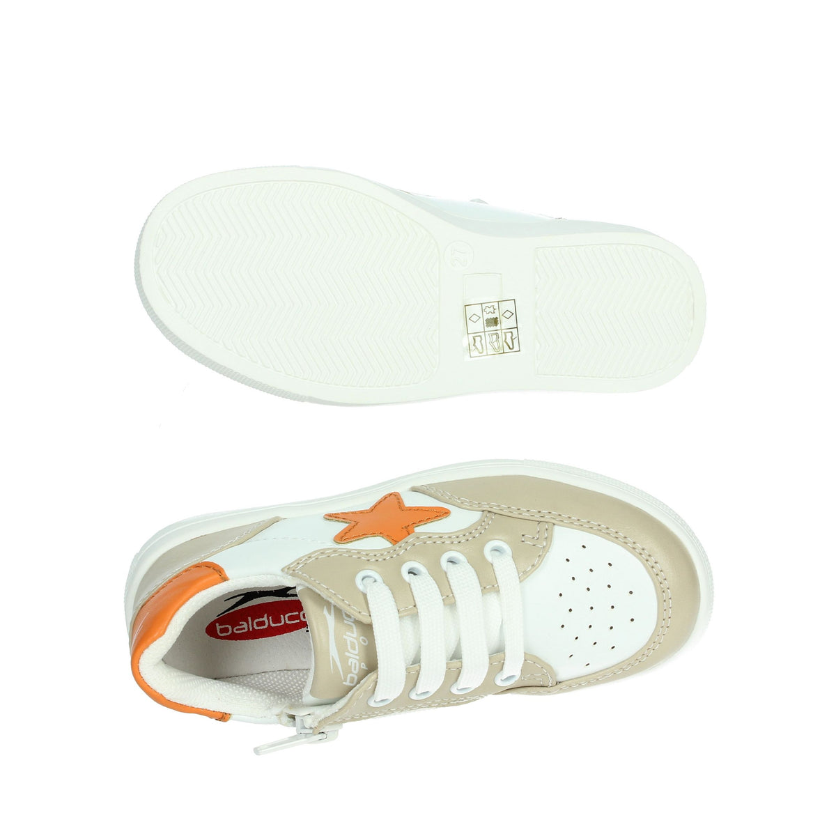 BALDUCCI SPORT Bambini e ragazzi Sneakers bassa BS5604 Bianco/Beige