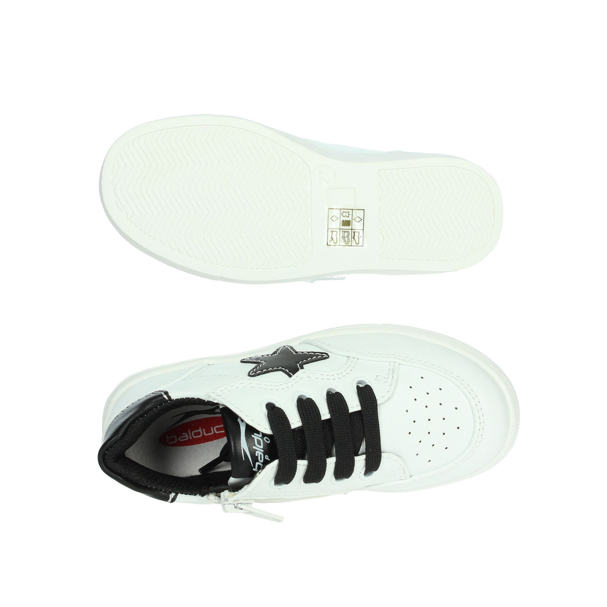 BALDUCCI SPORT Bambini e ragazzi Sneakers bassa BS5604 Bianco/Nero