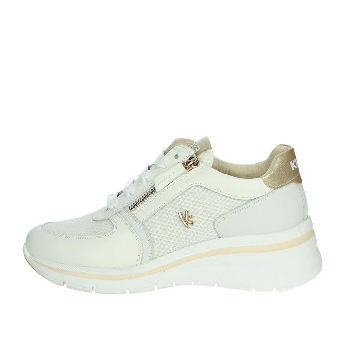 KEYS Donna Sneakers bassa K-10600 Bianco