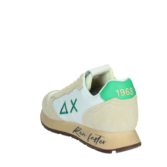 SUN68 Uomo Sneakers bassa Z35105 Panna/Verde