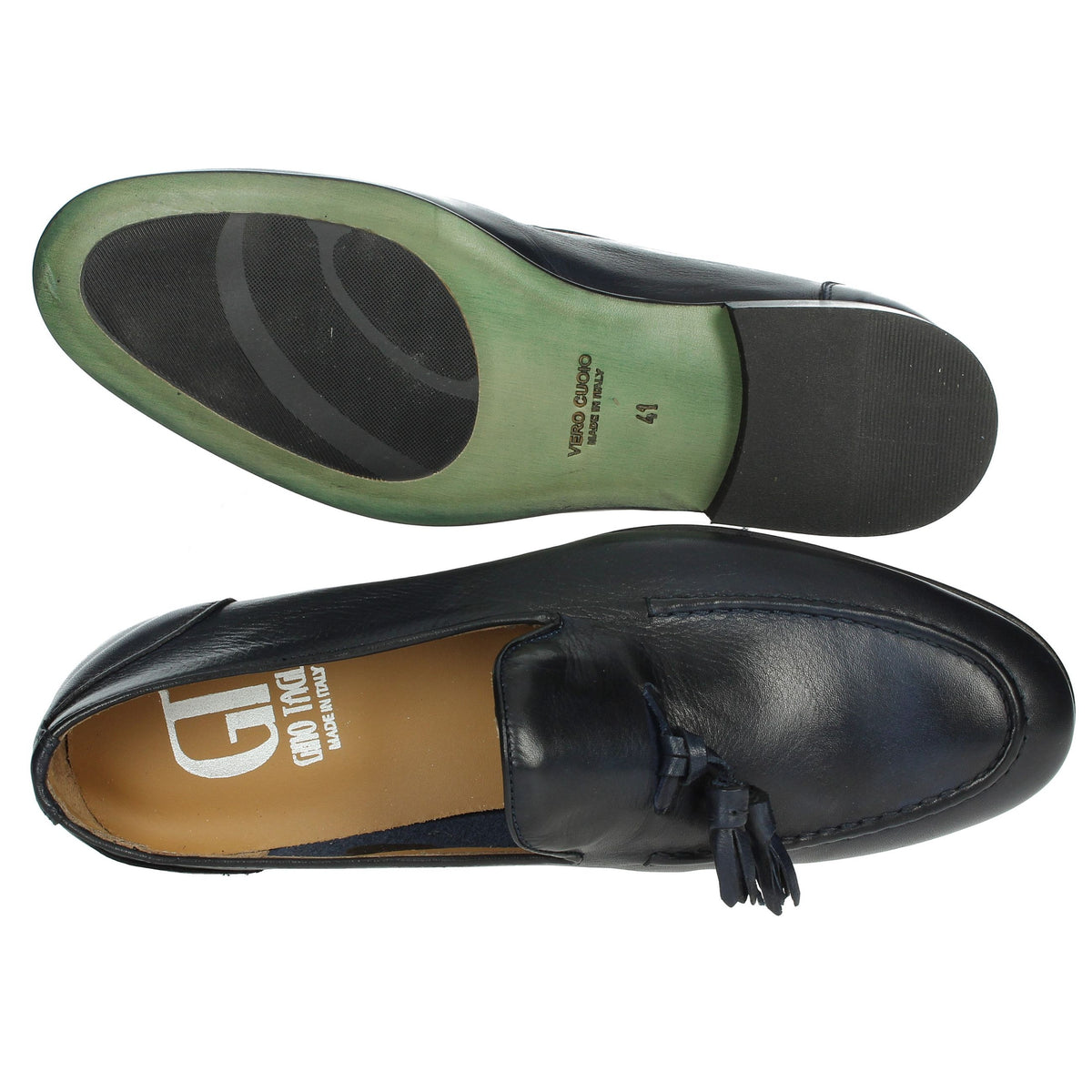 GINO TAGLI Uomo Mocassino A103 SFOD Blu