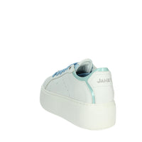 JANET & JANET Donna Sneakers bassa J-004 Bianco/Celeste