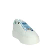 JANET & JANET Donna Sneakers bassa J-004 Bianco/Celeste