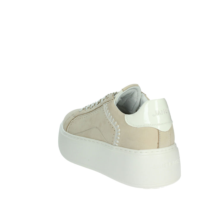 JANET & JANET Donna Sneakers bassa J-002 Beige