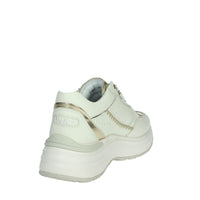 JANET & JANET Donna Sneakers bassa J-060 Bianco/Oro