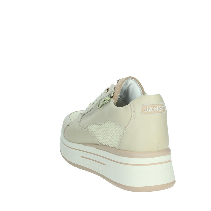 JANET & JANET Donna Sneakers bassa J-021 Beige
