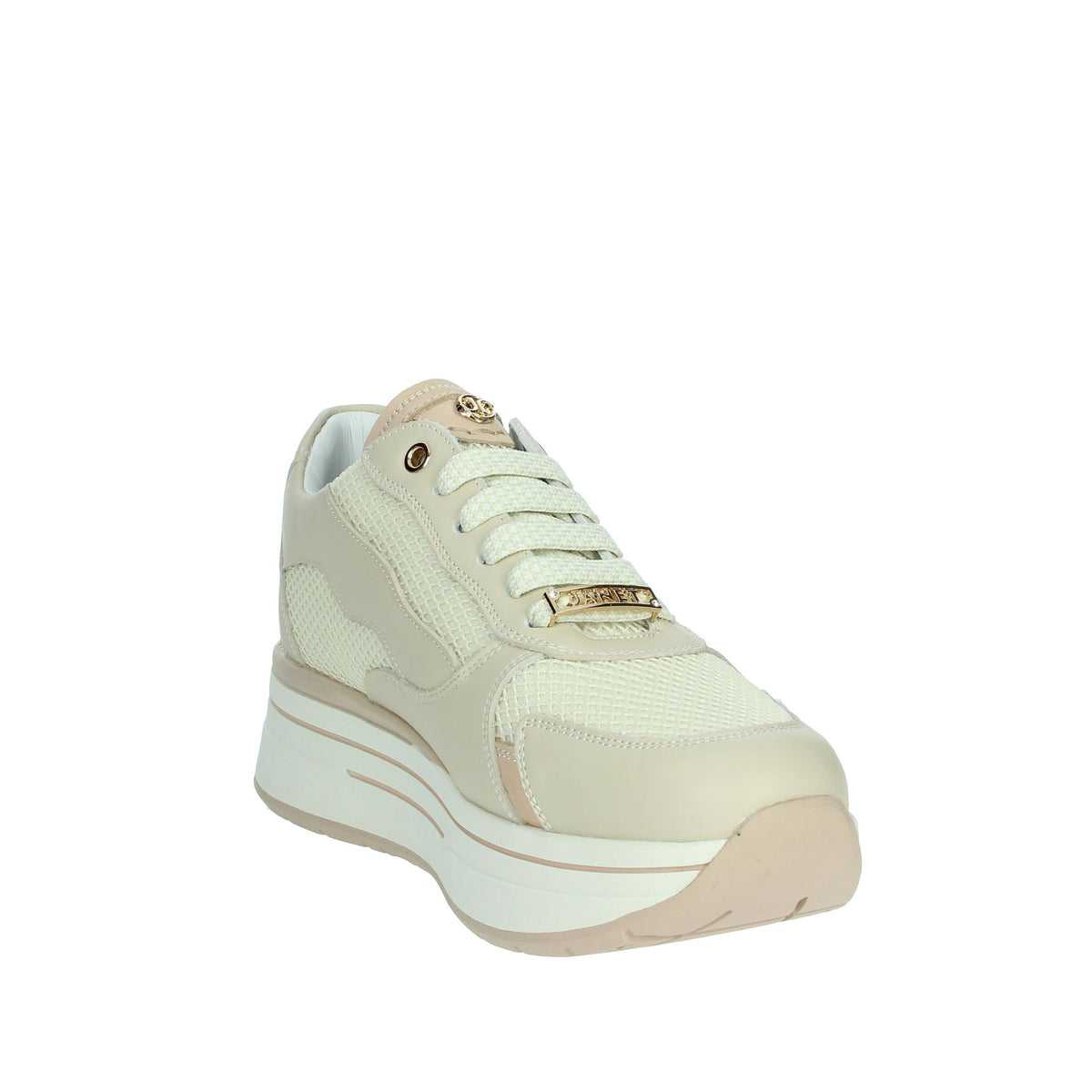JANET & JANET Donna Sneakers bassa J-021 Beige