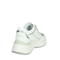 JANET & JANET Donna Sneakers bassa J-060 Bianco/Argento
